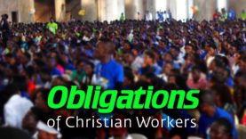 obligations 0f a christin worker